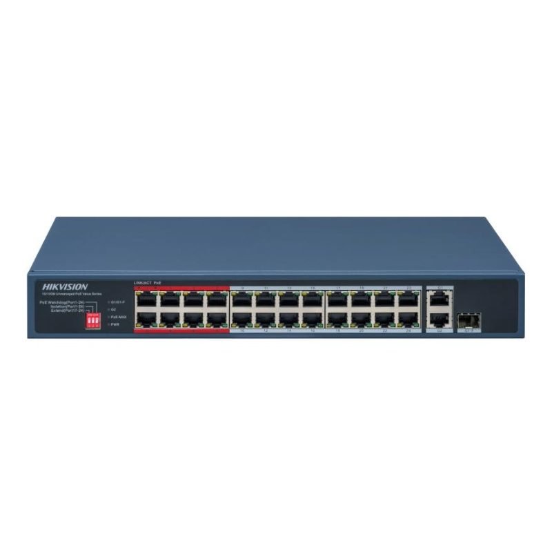 24 Port Fast Ethernet Unmanaged POE Switch