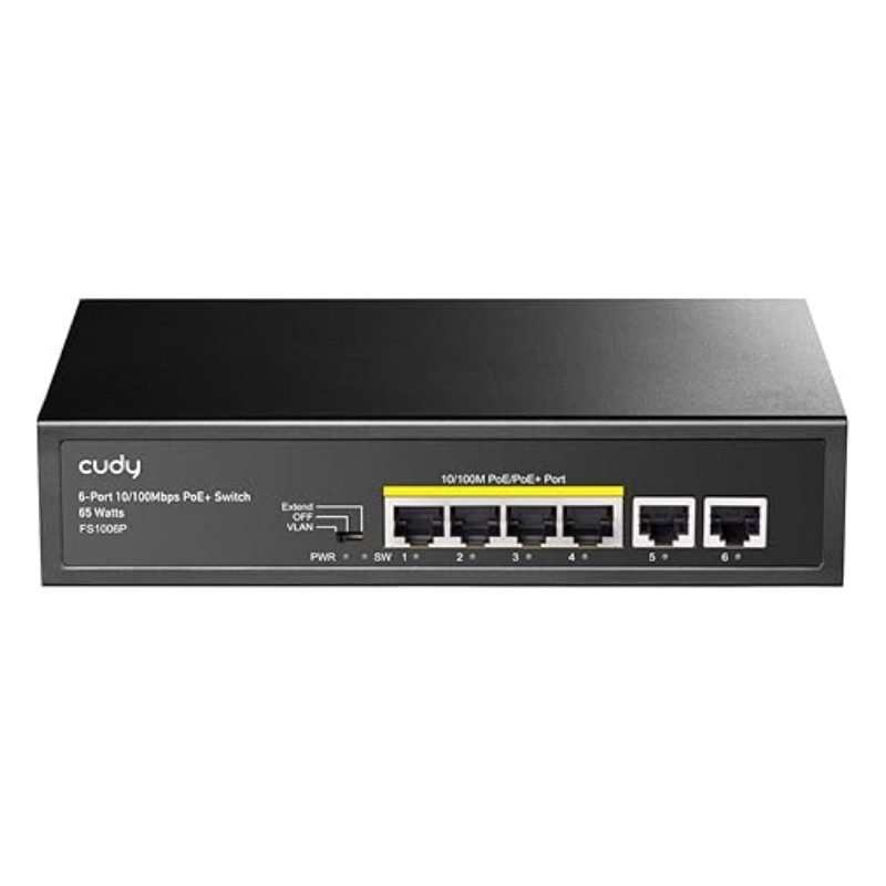 Cudy FS1006P 6-Port 10/100M PoE+ Switch